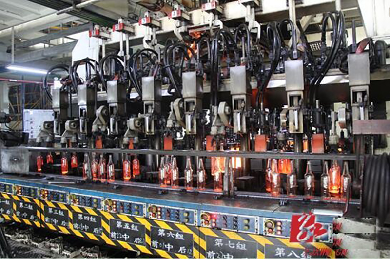 Glass bottle production process packaging JD-1