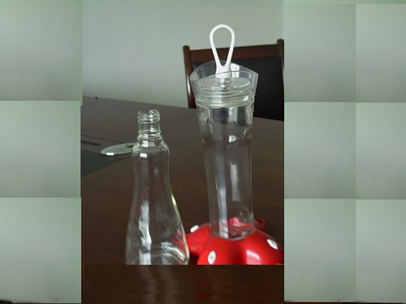 Glass craft bottle shaped glass bottle